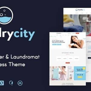 Laundry City Theme GPL v1.2.17 – Dry Cleaning & Washing Services WordPress Theme
