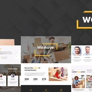 WeMove Theme GPL v1.8 – Home Moving & Logistic WordPress Theme