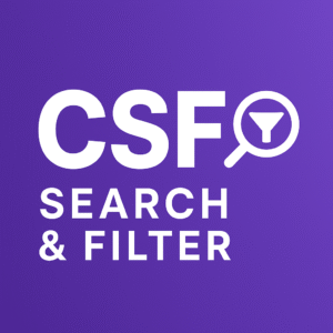 CSF Search & Filter Advanced – Live Ajax Search & Filter for WordPress + Elementor